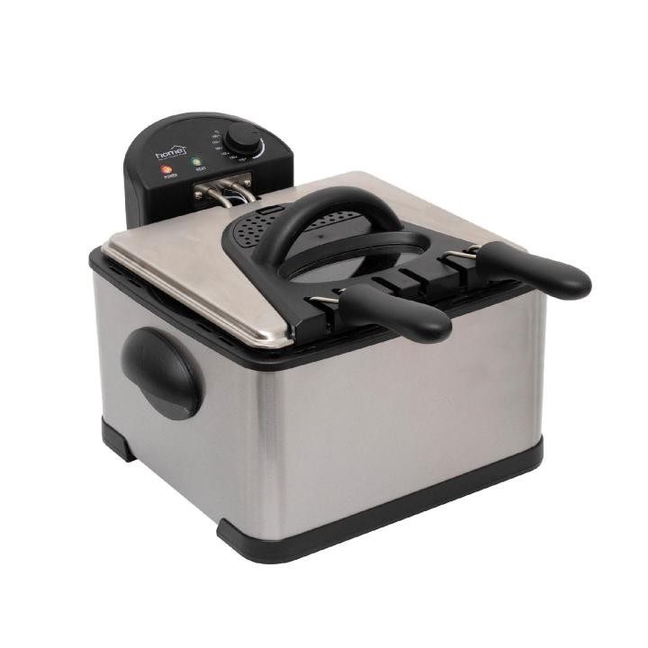 Friteuza 4 litri, 2000W, control termostat, 3 cosuri, indicatoare luminoase, otel inoxidabil - imagine 6